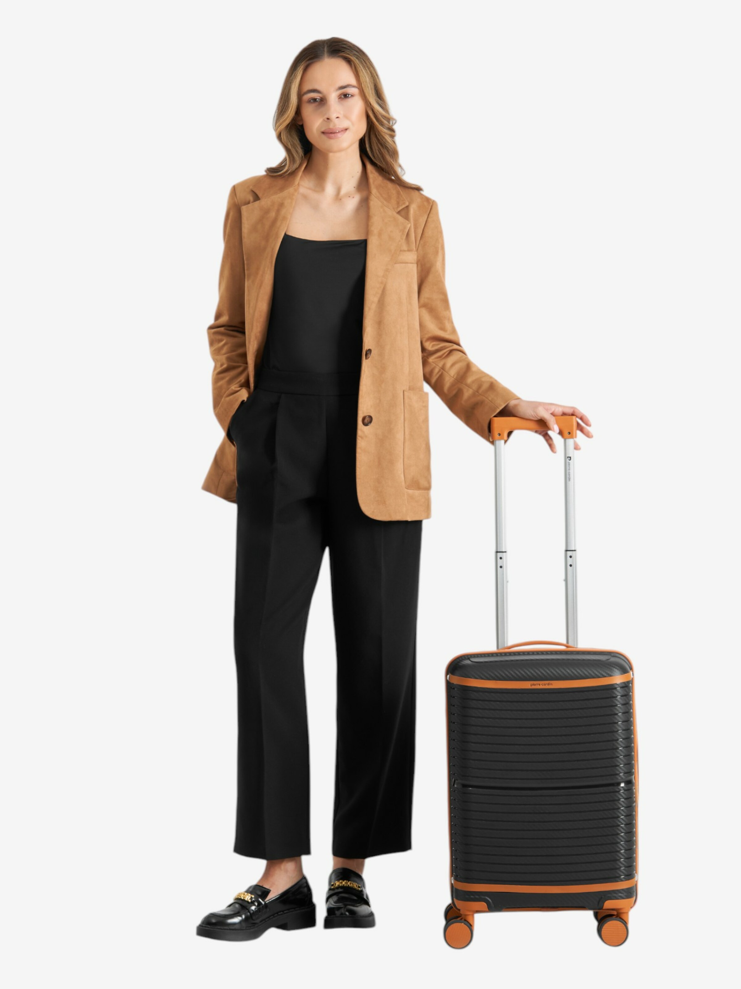 PIERRE CARDIN Handkoffer 'JOY' in Schwarz: Vorderseite