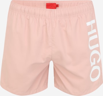 HUGO Badeshorts 'ABAS' in Pink: front