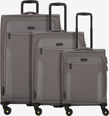 Ensemble de bagages 'Travel Line 9704' D&N en gris : devant