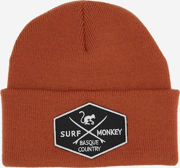 Surf Monkey Mütze in Rot: Vorderseite