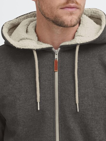BLEND Sweatjacke 'Hulker Teddy' in Grau