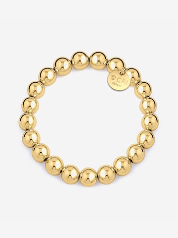 CLASSYANDFABULOUS Jewelry Bracelet 'CLASSYANDFABULOUS Beaded' in Gold: front