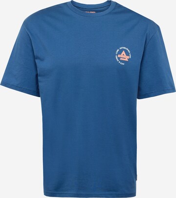 T-Shirt 'FAST' JACK & JONES en bleu : devant