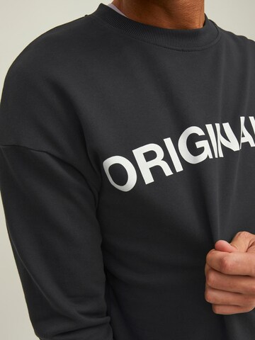 JACK & JONES Sweatshirt 'Clean' in Schwarz