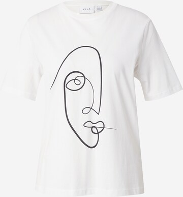 T-shirt 'SYBIL' VILA en blanc : devant