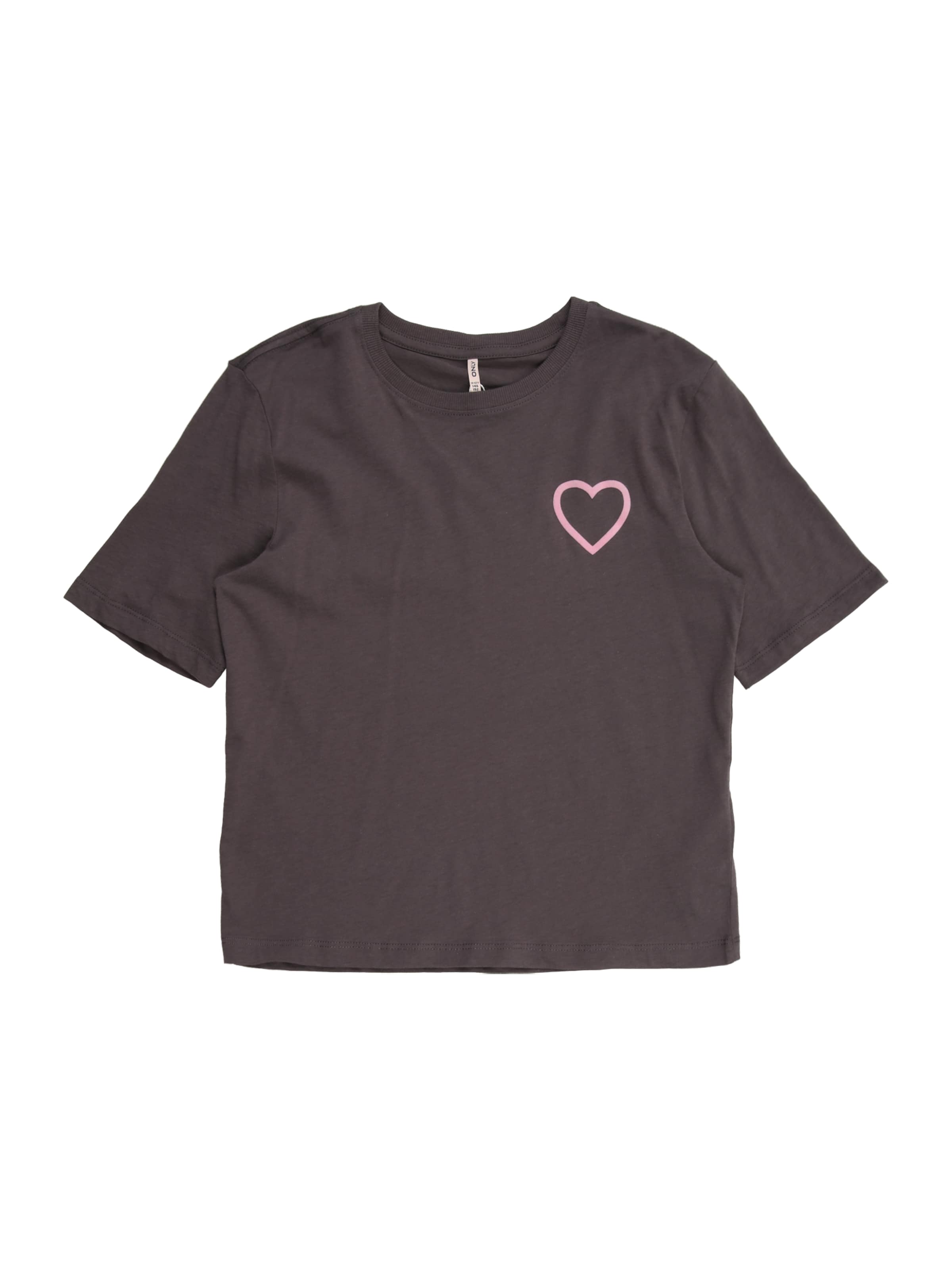 ONLY GIRLS Shirt 'KOGREX' in Grey: front