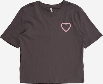 ONLY GIRLS T-Shirt 'KOGREX' in Grau: Vorderseite