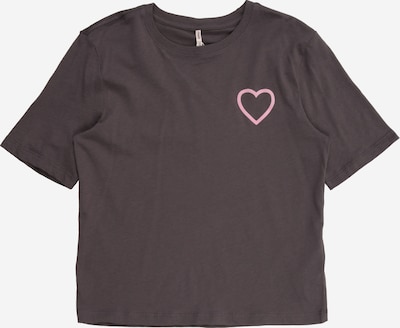 Marškinėliai 'KOGREX' iš ONLY GIRLS, spalva – tamsiai pilka / rožių spalva, Prekių apžvalga