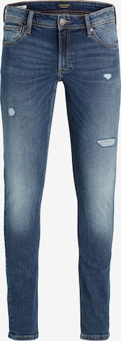 Skinny Jean 'Liam' JACK & JONES en bleu : devant