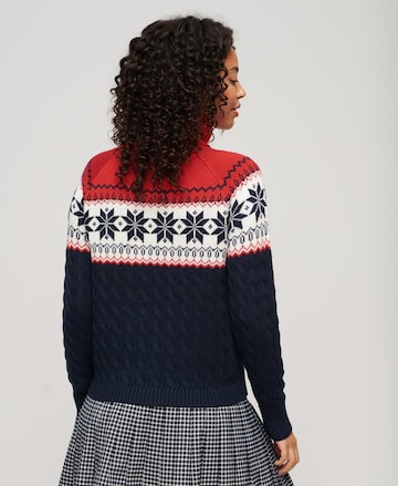 Superdry Sweater 'Aspen' in Red