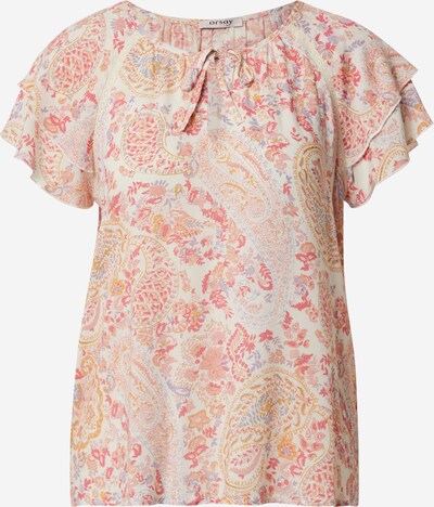 Orsay Bluse in lila / koralle / pink / pitaya / weiß, Produktansicht