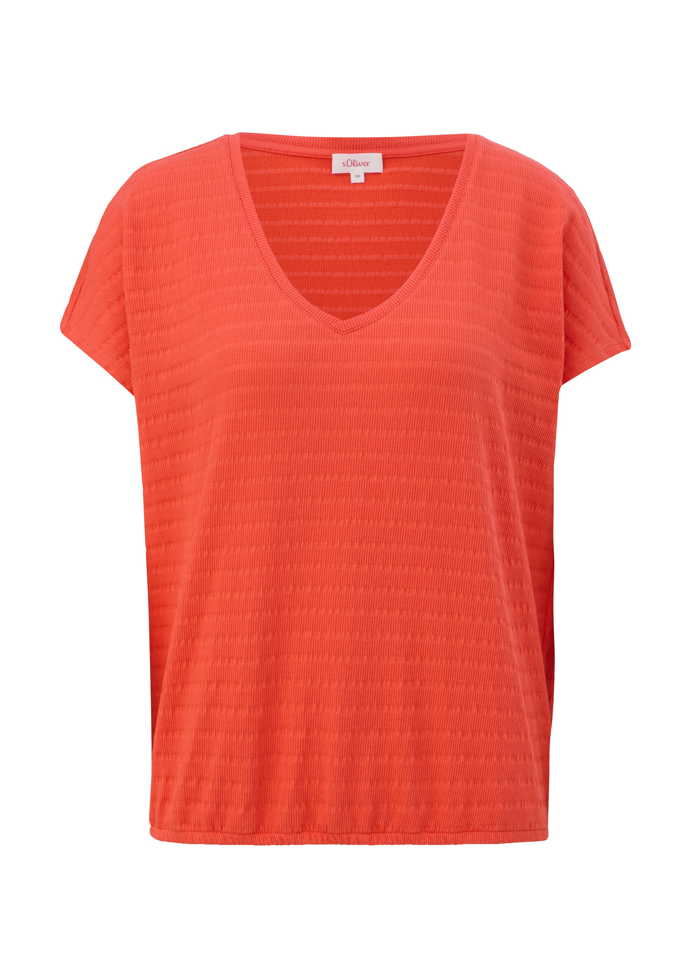 s.Oliver T-Shirt in Orange: Vorderseite
