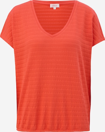 s.Oliver Shirt in Oranje: voorkant