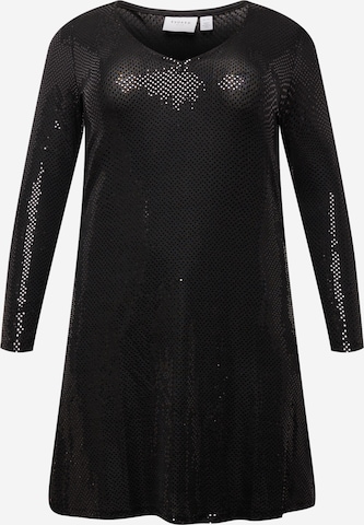EVOKED Dress 'GLITTA' in Black: front
