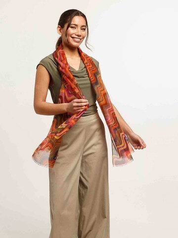 FRAAS Schal in Orange: Vorderseite