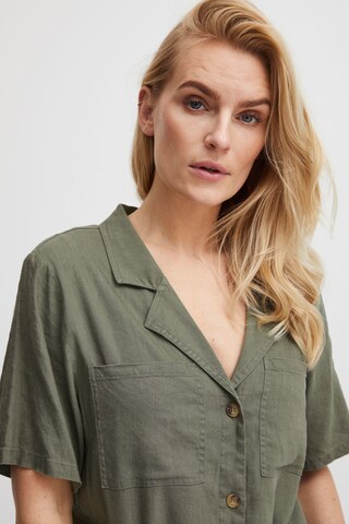 PULZ Jeans Jumpsuit 'Pzluca' in Green