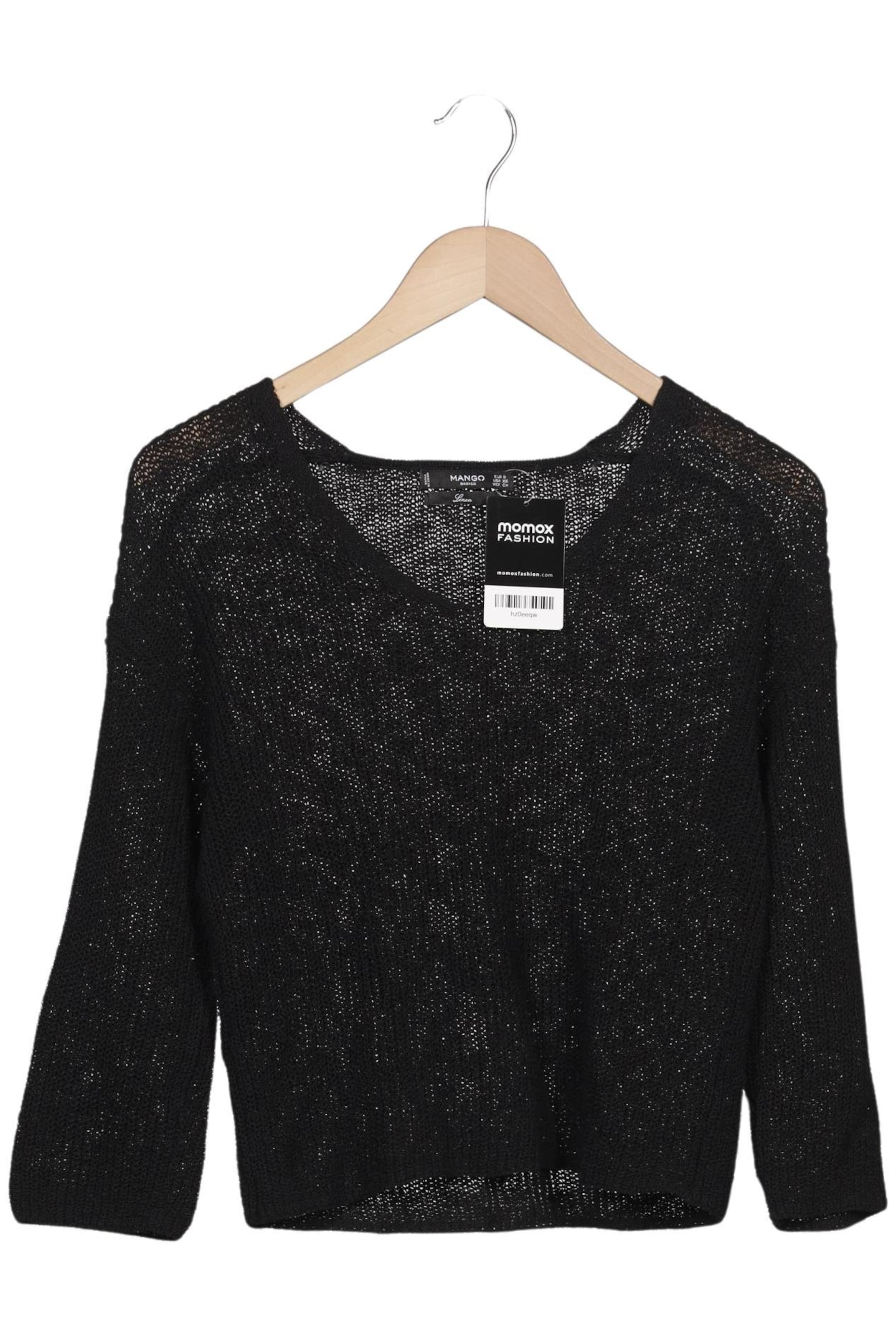 MANGO Pullover S in Schwarz: Vorderseite