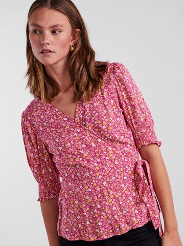 Camicia da donna 'TALA' di PIECES in rosso