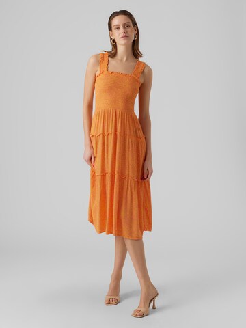 VERO MODA Kleid 'Menny' in Orange