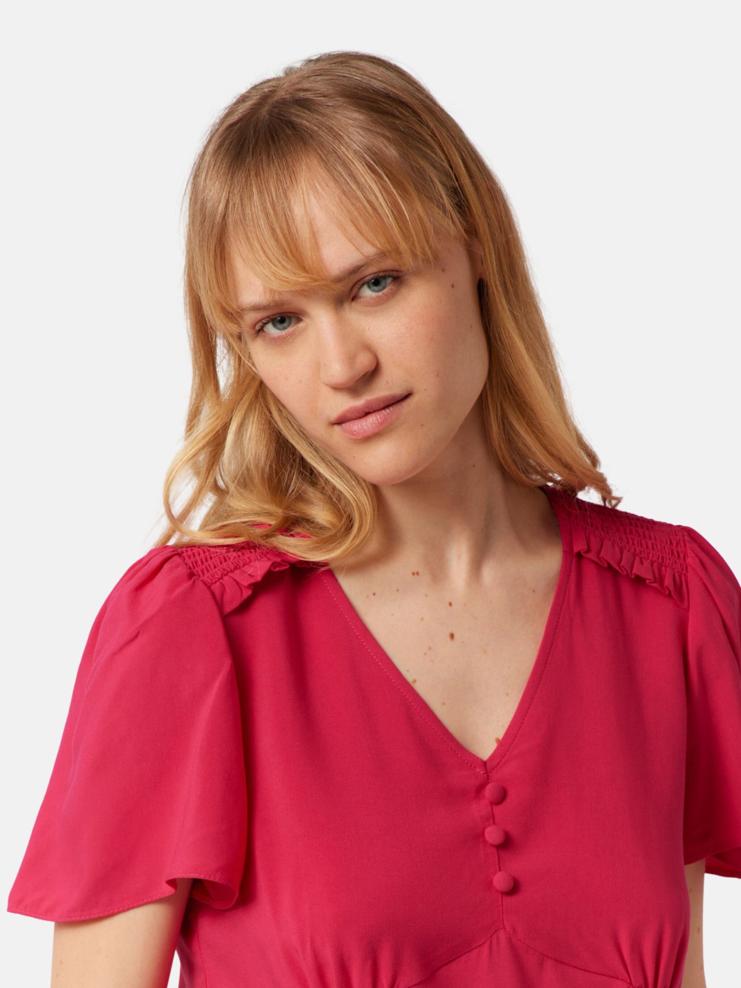 Frauen Große Größen NAF NAF Bluse 'Jocelin' in Pitaya - JV63127 Frauen Große Größen NAF NAF Bluse 'Jocelin' in Pitaya - JV63127