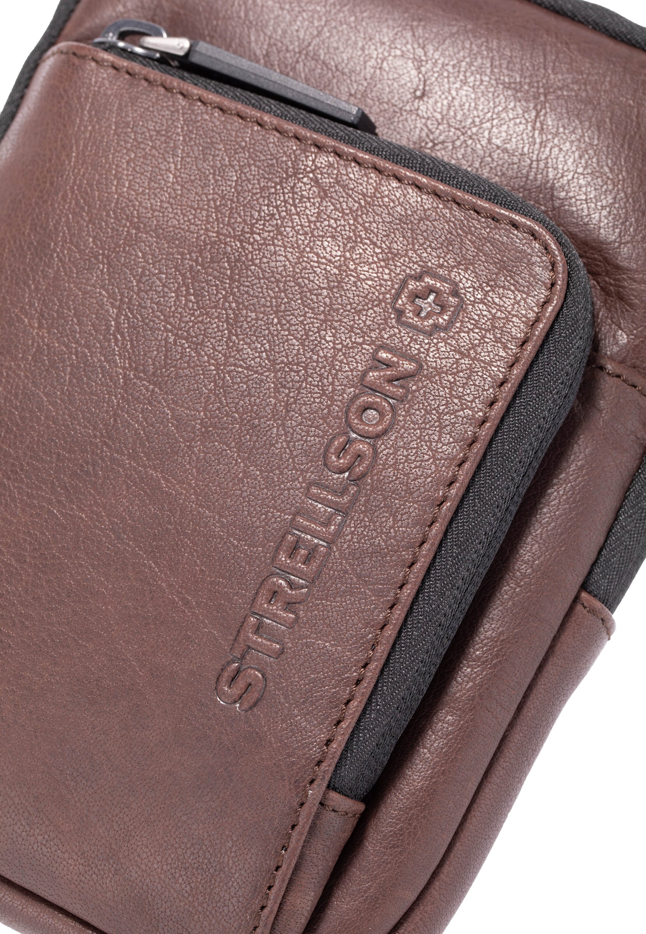 STRELLSON Schoudertas 'Clapton Brian' in Bruin