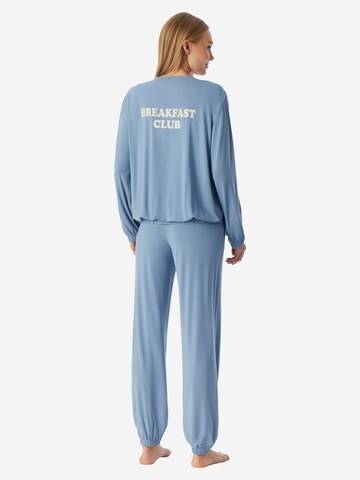 SCHIESSER Pyjama 'Casual Fashion' in Blauw