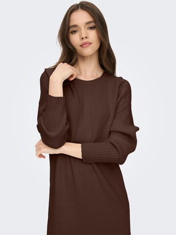 ONLY Knitted dress 'Fia Katia' in Brown