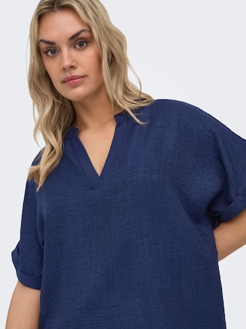 Chemisier 'CARBay' ONLY Carmakoma en bleu