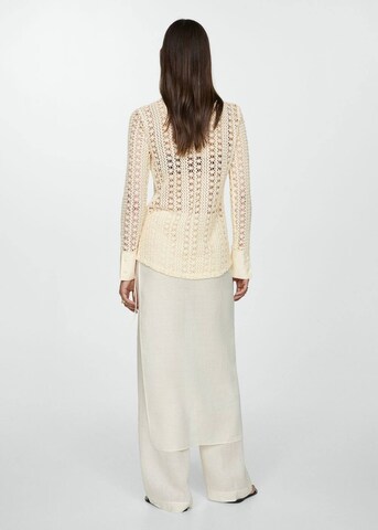 MANGO Blouse 'Bolton' in Beige