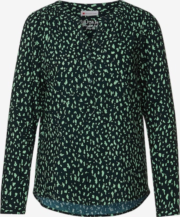 STREET ONE Blouse in Groen: voorkant