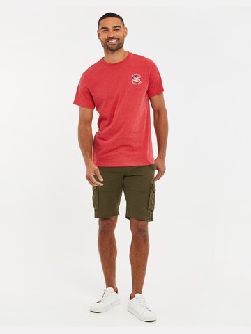 Threadbare Loose fit Cargo trousers 'Biscay' in Green