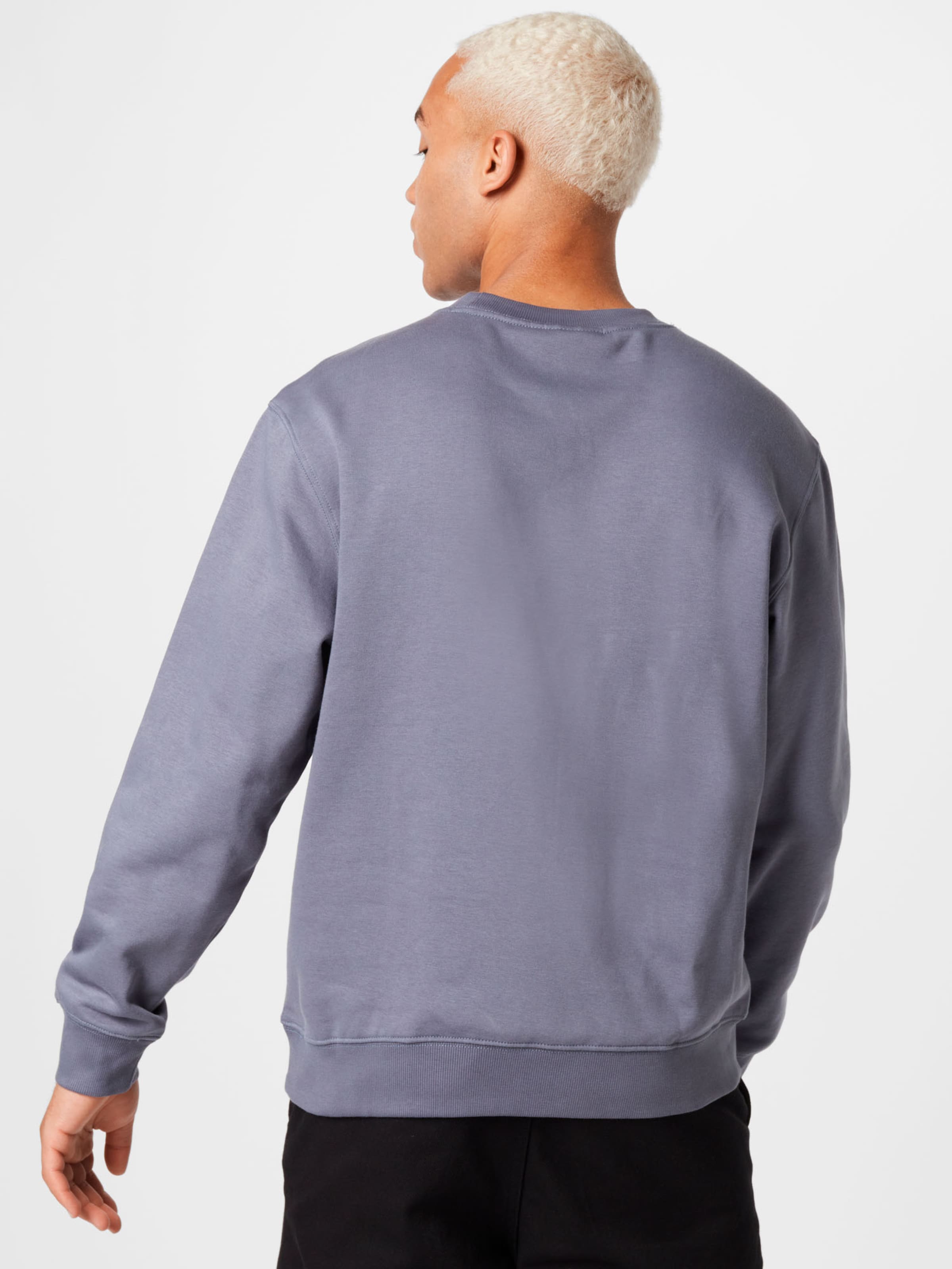 Männer Sweat WEEKDAY Sweatshirt in Taubenblau - PS64954 Männer Sweat WEEKDAY Sweatshirt in Taubenblau - PS64954