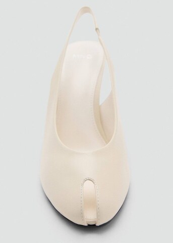 MANGO Slingpumps 'Popa' in Beige