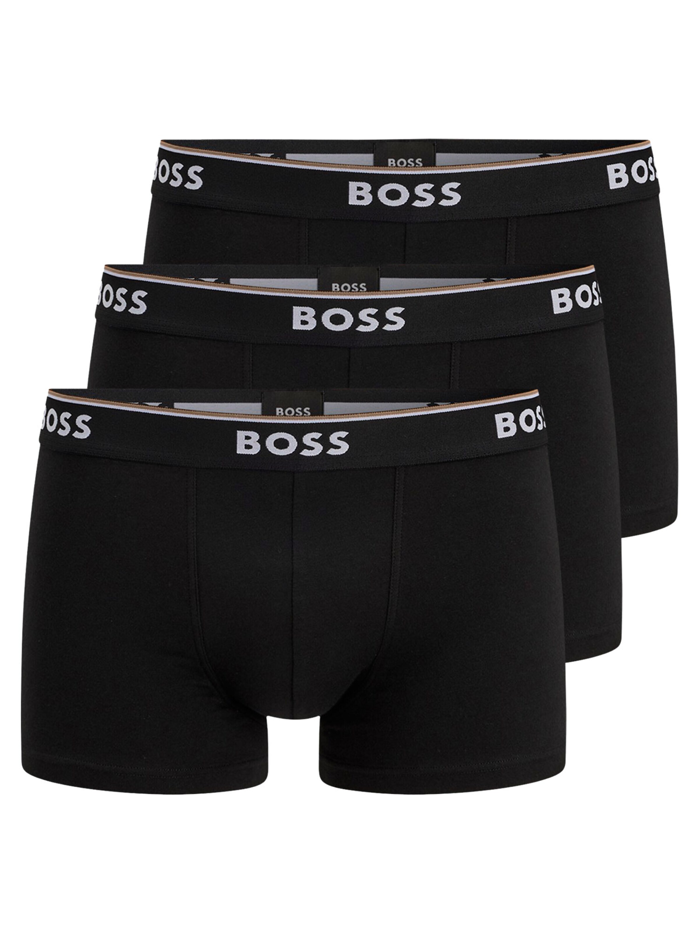 BOSS Boxer shorts 'Power Trunks' in Black: front