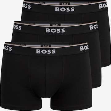 BOSS Boxershorts 'Power Trunks' in Schwarz: Vorderseite