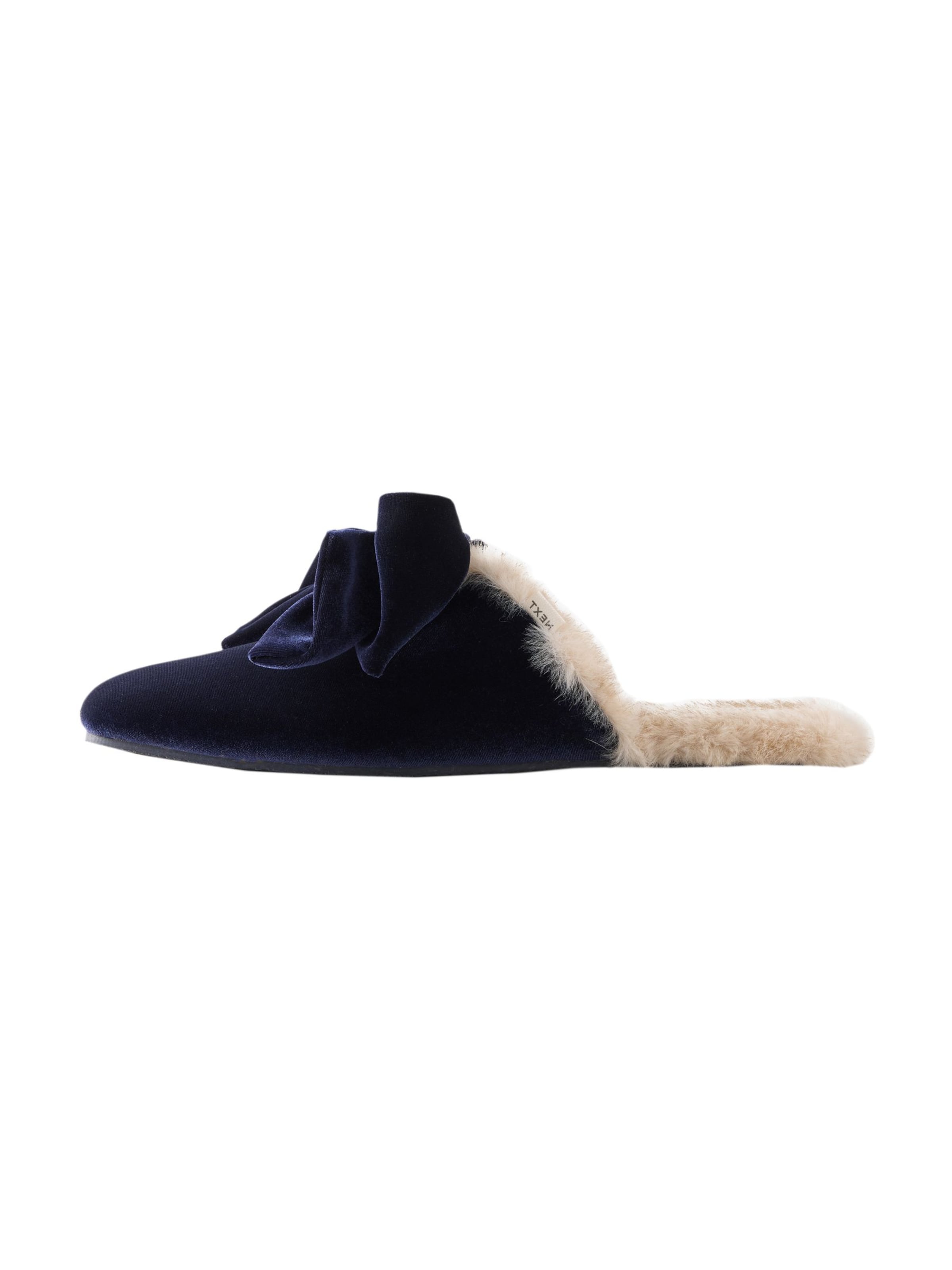 Pantoufle Next en bleu : devant
