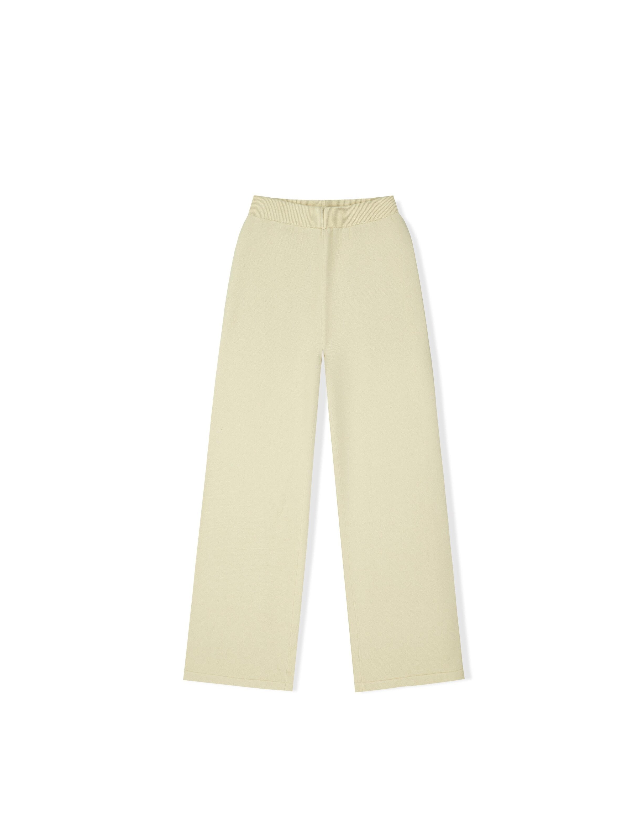 Sailing Flared Pants in Beige: front