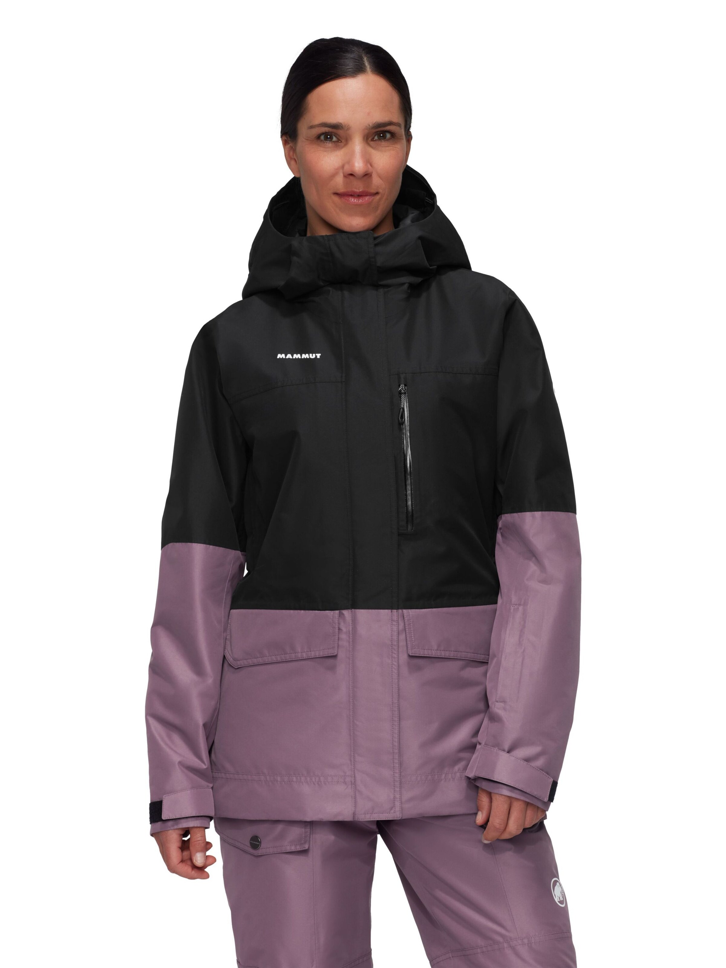 MAMMUT Athletic Jacket 'Fall Line' in Purple: front