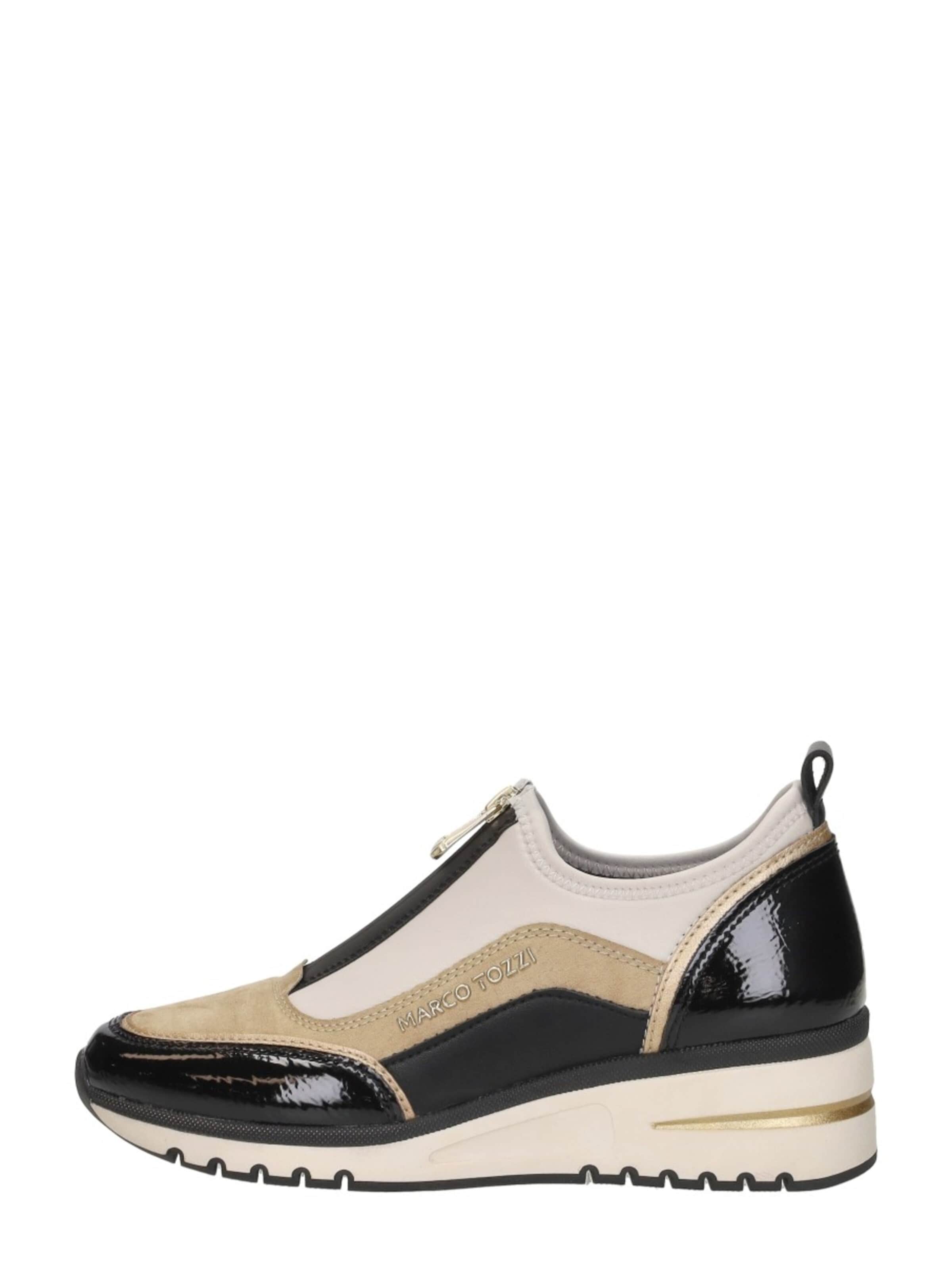 MARCO TOZZI Instappers 'Sportief' in Beige: voorkant