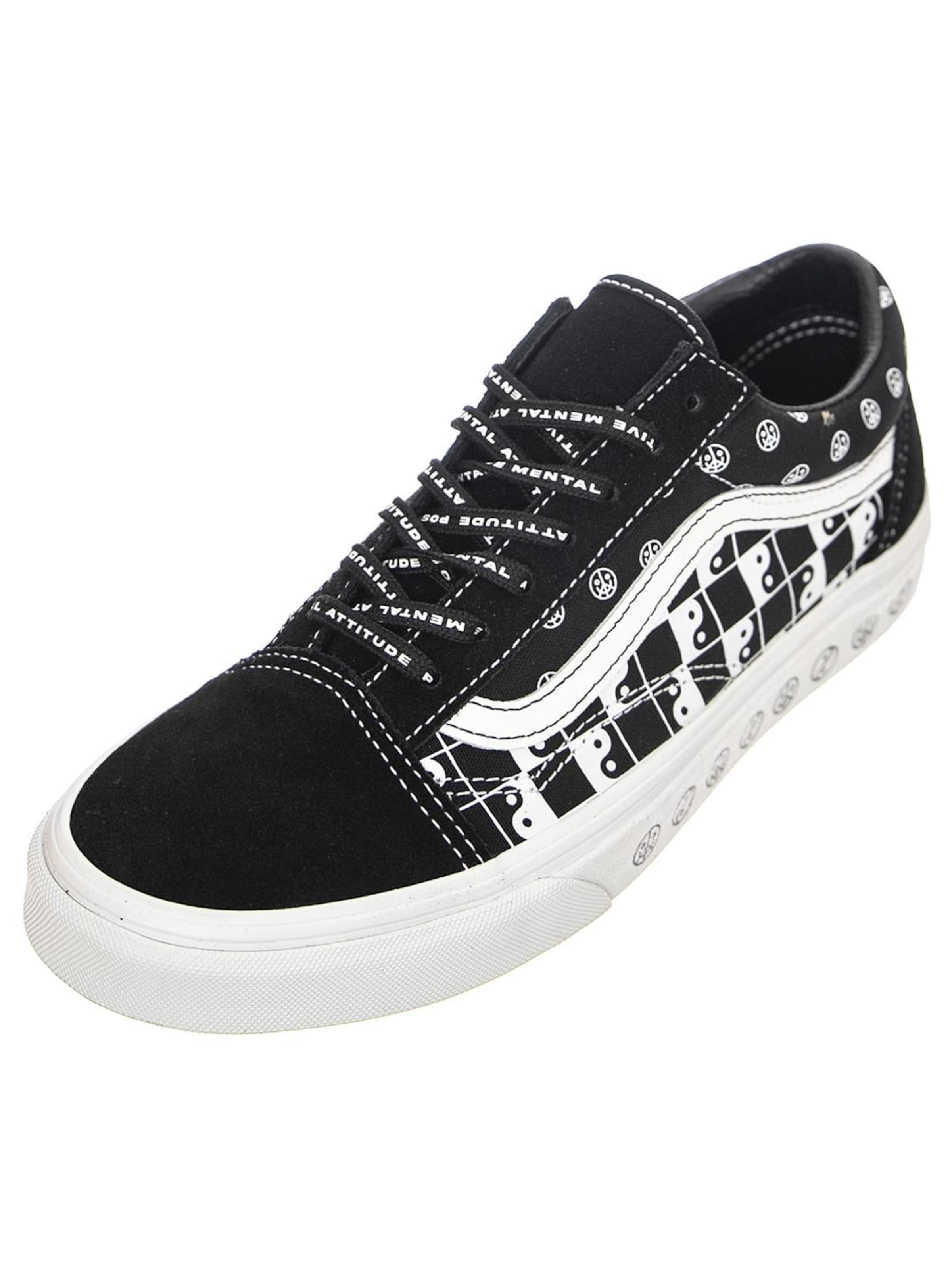 VANS Athletic lace-up shoe in Black: front