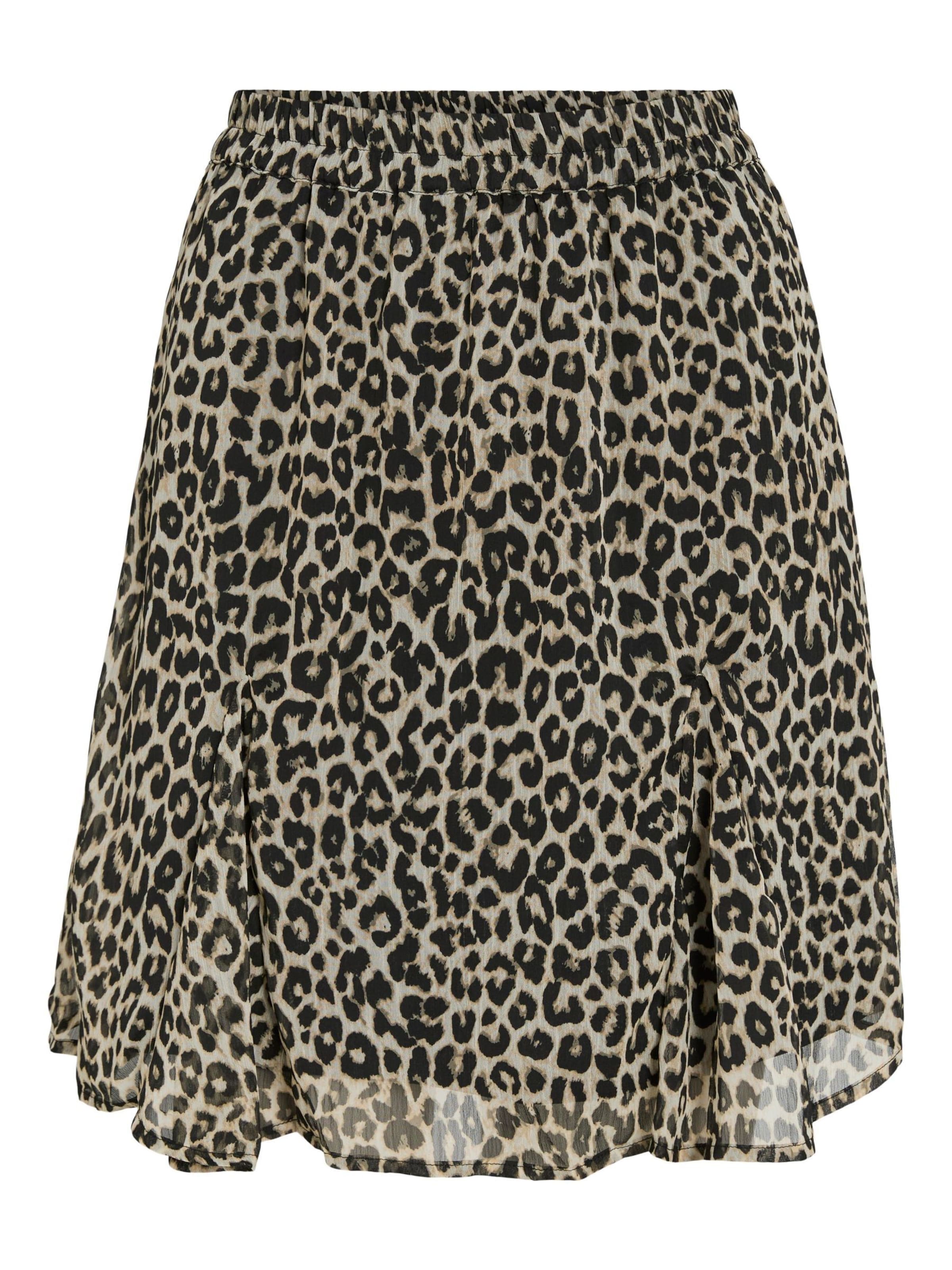 Gonna 'VIFalia' di VILA in beige: frontale