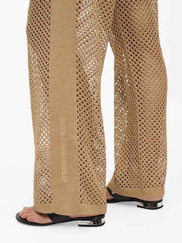 regular Pantaloni di Karl Lagerfeld in marrone