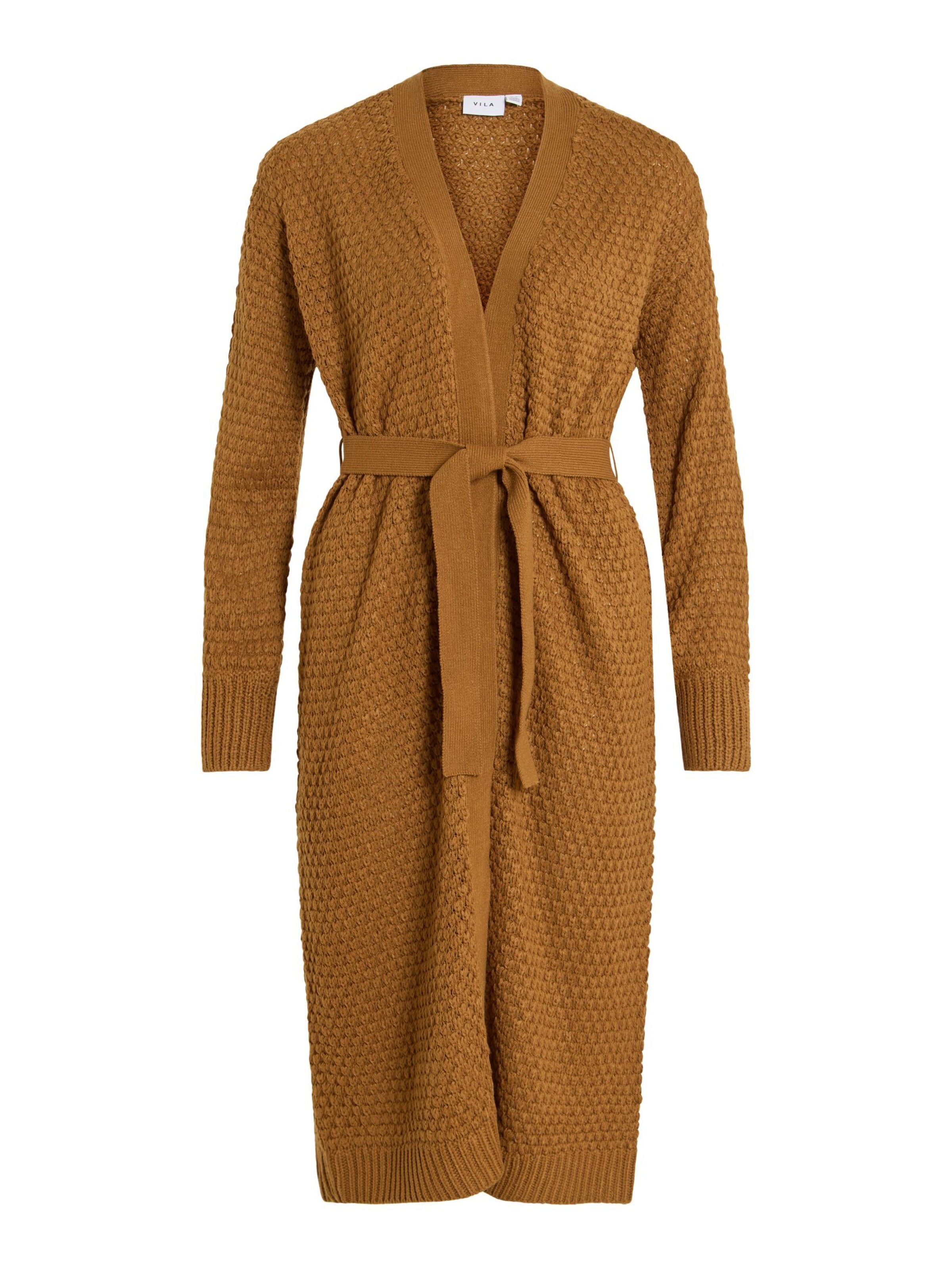 VILA Cardigan 'VILiomy' i brun: forside