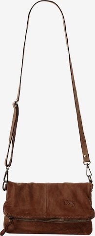 Cluty Clutch in Braun: Vorderseite