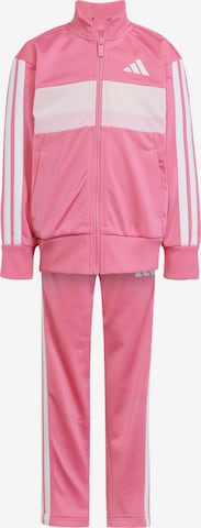 ADIDAS SPORTSWEAR Тренировочный костюм 'Seasonal Essentials Tiberio' в Ярко-розовый: спереди