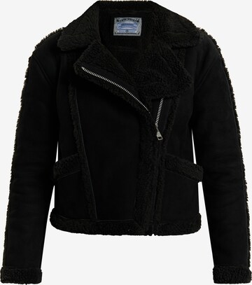 DreiMaster Vintage Winter Jacket in Black: front