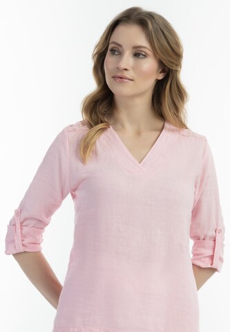 Usha Blus i rosa