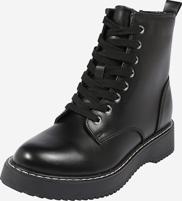 Madden Girl Lace-Up Ankle Boots 'KURRT' in Black: front
