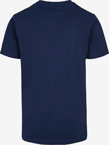 Merchcode Shirt 'Never On Time' in Blauw