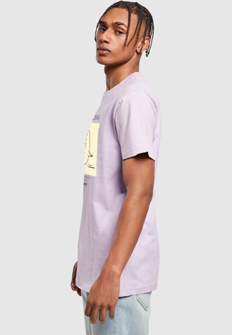 Merchcode Shirt 'Apoh - Picasso Dove' in Purple